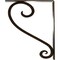 Ekena Millwork Edwards Wrought Iron Bracket, (Triple center brace), Antiqued Brass 2"W x 12"D x 15"H BKTM02X12X15TEDABS - alternate 2